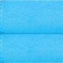 GLAMBURG 100% Cotton 2 Pack Oversized Bath Towel Set 28x55 Inches, Ultra Soft Highly Absorbant Compact Quickdry & Lightweight Large Bath Towels, Ideal for Gym Travel Camp Pool - Turquoise Blue