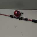 Zebco Slingshot Spincast Reel and Fishing Rod Combo, 2-Piece Fishing Pole, Right-Hand Retrieve, Pre-Spooled with 10-Pound Zebco Line