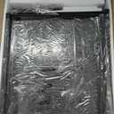 Huuger Nightstand Set of 2, Night Stand with Fabric Drawer, Mesh Shelf, Side Table with Storage, Fabric Drawer Dresser, Open Shelf, Metal Frame, Bedroom, Rustic Brown