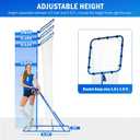Winthai Volleyball Setter Training Net, Volleyball Training Equipment with 3 Angle and 8-10FT Height Adjustments Serve Trainer for Serving, Spiking & Setting Drills Indoor Outdoor Practice Target Net