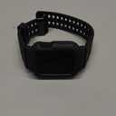 amBand E1 Sport Case Band for Apple Watch Ultra 3/2/1 & SE 3/2/1 & Series 11 10 9 8 7 6 5 4 3 49mm 46mm 45mm 44mm 42mm 41mm 40mm 38mm, Shockproof & Scratch Resistant Rugged Bumper for Men Women (Black)