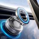 MRGLAS 2026 Upgraded Vacuum Magnetic Phone Holders for Your Car 360 Adjustable Absorption Magnetic Bracket 98LBS Magsafe Suction Cup Phone Mount for iPhone Car Truck Accessories for Men Women (Dark Grey)