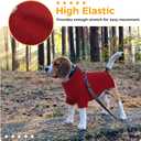 Lelepet Dog Sweater Turtleneck Pet Knitwear Pullover Dog Sweater for Small Dogs Cats Warm Doggy Sweatshirt Outfit for Fall Winter Cozy Pet Clothes for Indoor & Outdoor Walking, Chihuahua, Pomeranian (XS, Red)