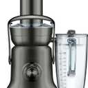 Breville BJE830NRE Juice Fountain Cold XL, Metallics, Noir | Quickly juice whole fruits, vegetables and leafy greens with juicer's 3.5 in extra-wide chute for easy use | 70 fl oz jug