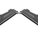 HECASA Front Bumper Bracket Set Compatible with 2007-2013 GMC Sierra 1500 2007-2010 GMC Sierra 2500HD 3500 Powder Coated Black Replacement for 22767057 22767056 22861859 22861858 15901539 15901538