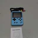 Mini Retro Handheld Games Console, Built-in 400 Video Games,Portable Video Gaming Player with 3.0 Inch IPS Screen and Rechargeable Battery (Blue)