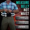 BRAVOBELT Belly Band Holster - by BRAVOBELT Athletic Performance Holster for Running, Jogging, Hiking - G17-43 S&W M&P 40 Shield | for Men & Women (XL - 45" - 55" Belly)