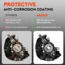 Front Left Steering Knuckle & Wheel Bearing Hub Assembly for Toyota Sienna 2004-2010, 698-425, 698425, 4321208010, 435020E030, 47782-08020, 90080-36193, Only for FWD, Driver Side
