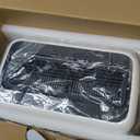 Dehumidifier for Home, Dehumidifiers for Bathroom, Bedroom, Living room, Closet with 68 OZ Water Tank, Moisture Absorbers, Auto Shut Off, Auto Humidity Control, 7 Colors LED Light, Black and White