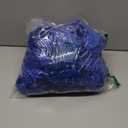 Christmas Tree Skirt Blue 48 inch Silver Christmas Tree Skirt Snowflakes Faux Fur for Xmas Holiday Home Party Decorations