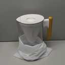 Soma by Full Circle 10-Cup Water Filter Pitcher - Beautiful Water Dispenser with Sustainable Bamboo Handle, Coconut Shell Activated Carbon Filter