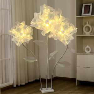 3 Pcs 4.9ft Giant LED Flowers Light with Stem and Standing Base Large Artificial Silk Flowers Light up Decor Wedding Decoration for Reception Baby Shower Birthday Party Supplies Outdoor Indoor 3 Pcs 4.9ft Giant LED Flowers Light with Stem and Standing Base Large Artificial Silk Flowers Light up Decor Wedding Decoration for Reception Baby Shower Birthday Party Supplies Outdoor Indoor