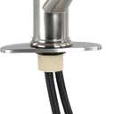 Empire Faucets 9in Brushed Nickel Single Lever Bathroom Faucet One Hole Installation Roman Tub Non-Metallic Spout for RV