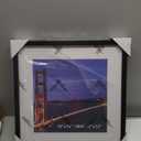 Yaetm 16x16 Picture Frame Matted to 12x12, Set of 3, Brown Wood Grain Square Frame for Gallery Wall Display, Hanging Hardware Included (3 Pack, Brown)