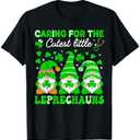 Caring For The Cutest Little Lucky Charm St Patrick Nurse T-Shirt XL