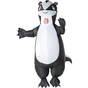 Morph Adult Inflatable Skunk Costume - Fancy Mens & Womens Skunk Costume