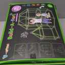 V-Opitos 180 Pack Glow in The Dart Fort Building Kits for Kids Age 4, 5, 6, 7, 8+ Years Old, STEM Building Toys for DIY Castles, Tunnels, Ideal Christmas, Birthday Gifts for Boys & Girls