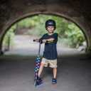 Jetson Jupiter Kids 2-Wheel Light-Up Kick Scooter, LED Lights on Handlebar, Stem, Wheels & Deck, Adjustable Handlebar, Rear Brake, Easy-Folding Mechanism, Ages 5+