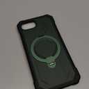 FNTCASE for iPhone 17e Phone Case: for iPhone 16e Case with [360 Spin Magnetic Ring Kickstand] [Compatible for MagSafe] [Screen Protector] Heavy Duty Military Grade Protection Case with Stand Green