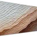 Hand-Painted Textured Wave Landscape Oil Painting on Canvas 58x29 Inch Extra Large Abstract 3D Minimalist Wall Decorative Art Framed Acrylic Painting