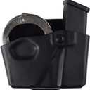 Safariland 573 Open Top Magazine and Handcuff Pouch (GLOCK 17/22, STX Plain Black)