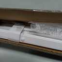 LazBlinds No Tools No Drill 1" Vinyl Mini Blinds, Cordless Blinds for Windows, Light Filtering Horizontal Window Blinds & Shades, 33" W x 64" H, White