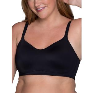 Vanity Fair Women's Beauty Back Smoothing Wireless Bra, Comfort and Support,  (3X-Large, Black)