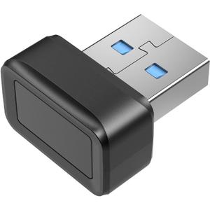 Fingerprint Reader,USB Fingerprint Key Reader Advanced Security Access Window Hello Fingerprint Reader for Windows10/11 Laptops Computer