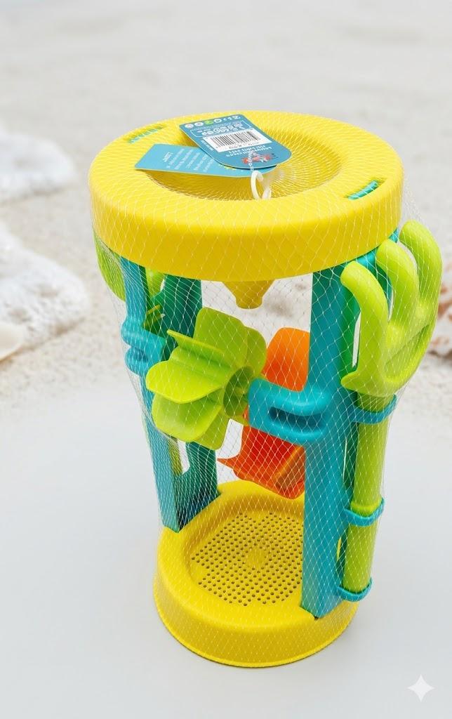 Waterwheel With Beach Toys