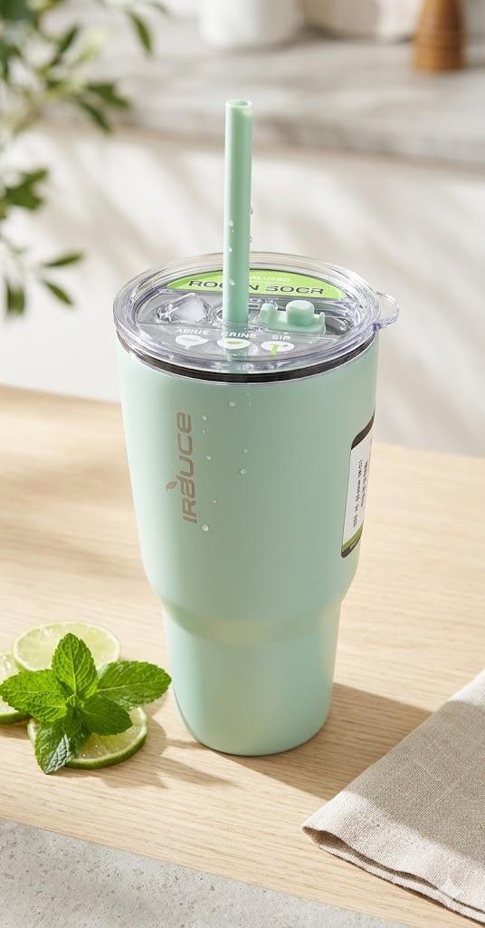 30 oz Tumbler W/ Lid&Straw -Stainless OG Matcha Color Green