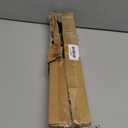 GXOACKJ 2 Pack Black Curtain Rods for windows 32 to 48 inch, 5/8 inch Splicing Heavy Duty Metal Curtain Rod Set with Brackets