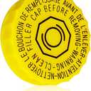 Msyuusr 1PCS Brake Master Cylinder Reservoir Cap, Replacement OEM# 4683656AB, Brake Fluid Cap Replacement, Brake Master Cylinder Reservoir Cap for Jeep Wrangler (Yellow