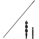 HUAALIUCHE 54-Inch Flexible Installer Drill Bit for Pulling Wires, 3/4" Auger with Screw Point & Fish Eye, 1/4" Anti-Slip Shank - Includes Protective Storage Tube for Walls Ceilings Conduits