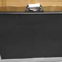Trade Show Display Case 34"x22" Large Aluminum Locking Tabletop Showcase for Trading Cards, Sports Cards, TCG, Jewelry Lightweight & Portable for Exhibitions, Conventions, and Collectibles, Black