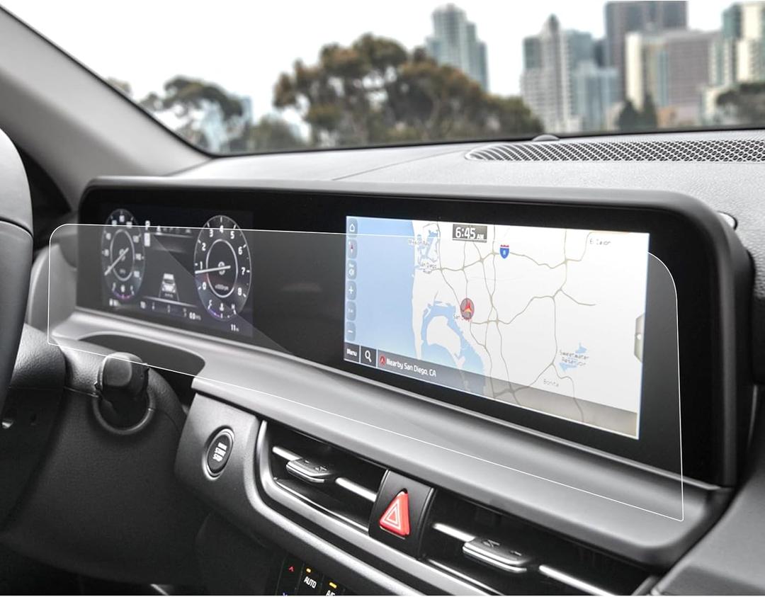 SXCY 2PCS for 2025 Kia Seltos Screen Protector 2024 2025 Seltos Accessories(S/EX/X-Line/SX) 2025 Seltos Navigation Infotainment Screen Protector[Nano]