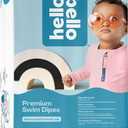 Hello Bello Premium Swim Diapers I Affordable and Eco-Friendly Disposable Swim Dipes for Babies and Kids I Size Medium (Pack of 18)