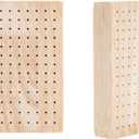 EXCEART 2 Pack Clay Figure Wooden Plug Board Portable Figure Bracket Board for Sculpting Drying Storage and Display of Figurines Pottery Sculpture Tools 5.90 X 3.93 X 0.70 in
