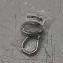 48" Trailer Safety Chain with 1/4" Spring Hook,Grade-30 Metal Safety Chain Kit 3500 lbs (Pack of 2)