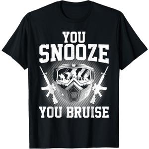 Funny Airsoft Art for Men Women Airsoft Player Airsoft Gear T-Shirt, Size: 2XLT