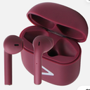 Acoustix AudioBuds+ True Wireless Bluetooth Earbuds with Charge Case - Burgundy