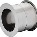 Wall Thimble For 6" Double Wall Chimney Pipe(8" Inner Ring), 304 Stainless Steel Double Wall Insulated Chimney Pipe Wall Thimble