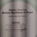 Momcozy Bottle Sterilizer and Dryer, Modular Nesting Space Saving Design, 6 Bottles Capacity, 4 in 1 Compact Sterilizer for Baby Bottles, Breast Pump Parts & Newborn Essentials, Drying Rack Included