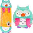 Happy Nappers 2-in-1 Pillow & Sleepy Sack Snoo the Owl 66x30 Large