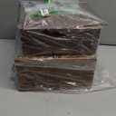 6 Pack Wooden Risers Display Stands Rustic Wood Cake & Cupcake Stands for Party Square Food Risers for Buffet Wooden Crates for Display Home Decor