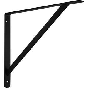 John Sterling THE MAX BRACKET Shelf Bracket, 20-inch, Black, 0049-20BKH