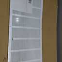 Fits 32x12 Duct Opening | Steel Return Air Grille by Handua | Vent Cover Grill for Sidewall and Ceiling | White | HVAC Cold Air Intake Grille | Outer Dimensions: 33.75"W X 13.75"