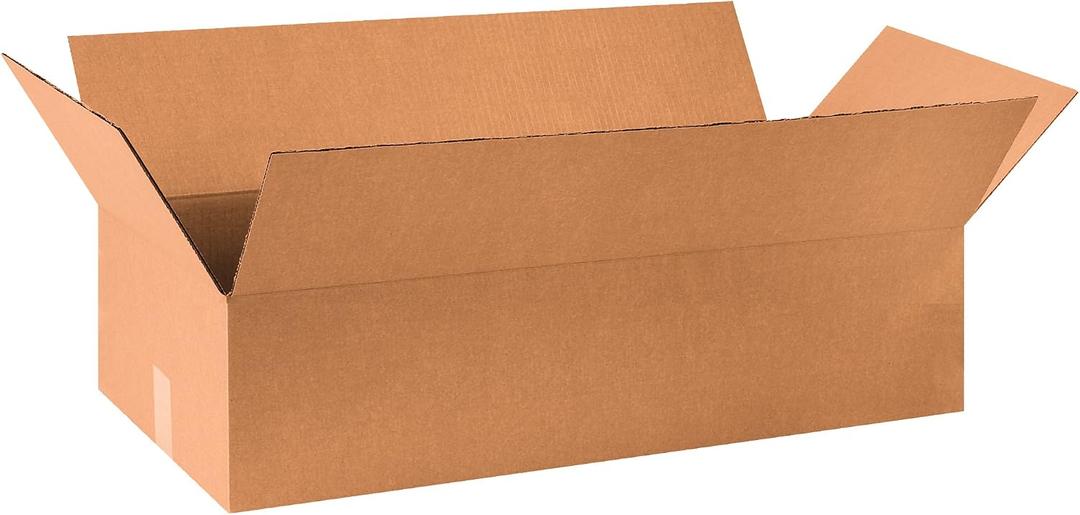 PARTNERS BRAND 30x14x7 Corrugated Boxes, Large, 30L x 14W x 7H, Pack of 10 | Shipping, Packaging, Moving, Storage Box for Home or Business, Strong Wholesale Bulk Boxes