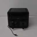 CHEFMAN 6 Quart Dual Basket Air Fryer Oven with Easy View Windows, Sync Finish, Hi-Fry, Auto Shutoff, 2 Independent 3Qt Nonstick Dishwasher Safe Frying Baskets, Digital Double Air Fryer - Black