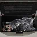 Terviiix 4-in-1 Hot Air Rotating Blow Dryer Brush Kit  1000W with Rotatable Round Brushes (2 Sizes), Oval Volumizer, and Diffuser  Ideal for Curly Hair, with Arthritis-Friendly Big Buttons, Black