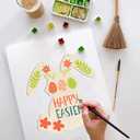 10 Pack Large Easter Bunny Wood Cutouts, 11.6 Inch Unfinished Wooden Bunny Cutouts, Blank Easter Rabbit Wooden Slices Unpainted Wood Discs for Crafts Decoration (11.6'')